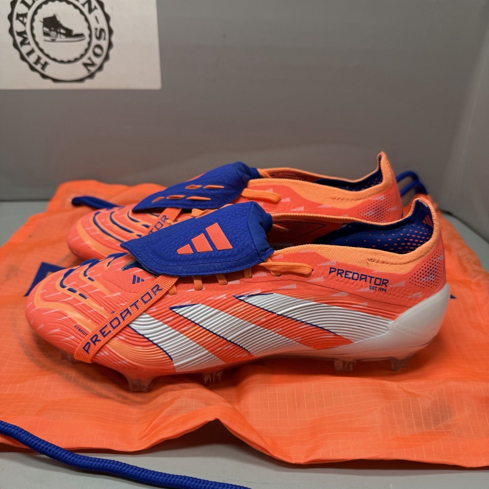 Adidas Predator Elite Fold Tongue Fg Soccer Cleat Ji1093 Men Sz 6.5 Women Sz 7.5
